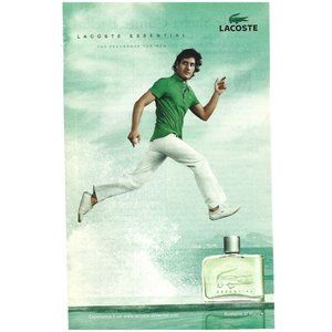 Lacoste Essential Fragrance for Men ADVERT Macy's 2000s Print Ad